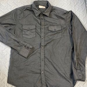 SOVEREIGN CODE MENS LARGE DRESS SHIRT